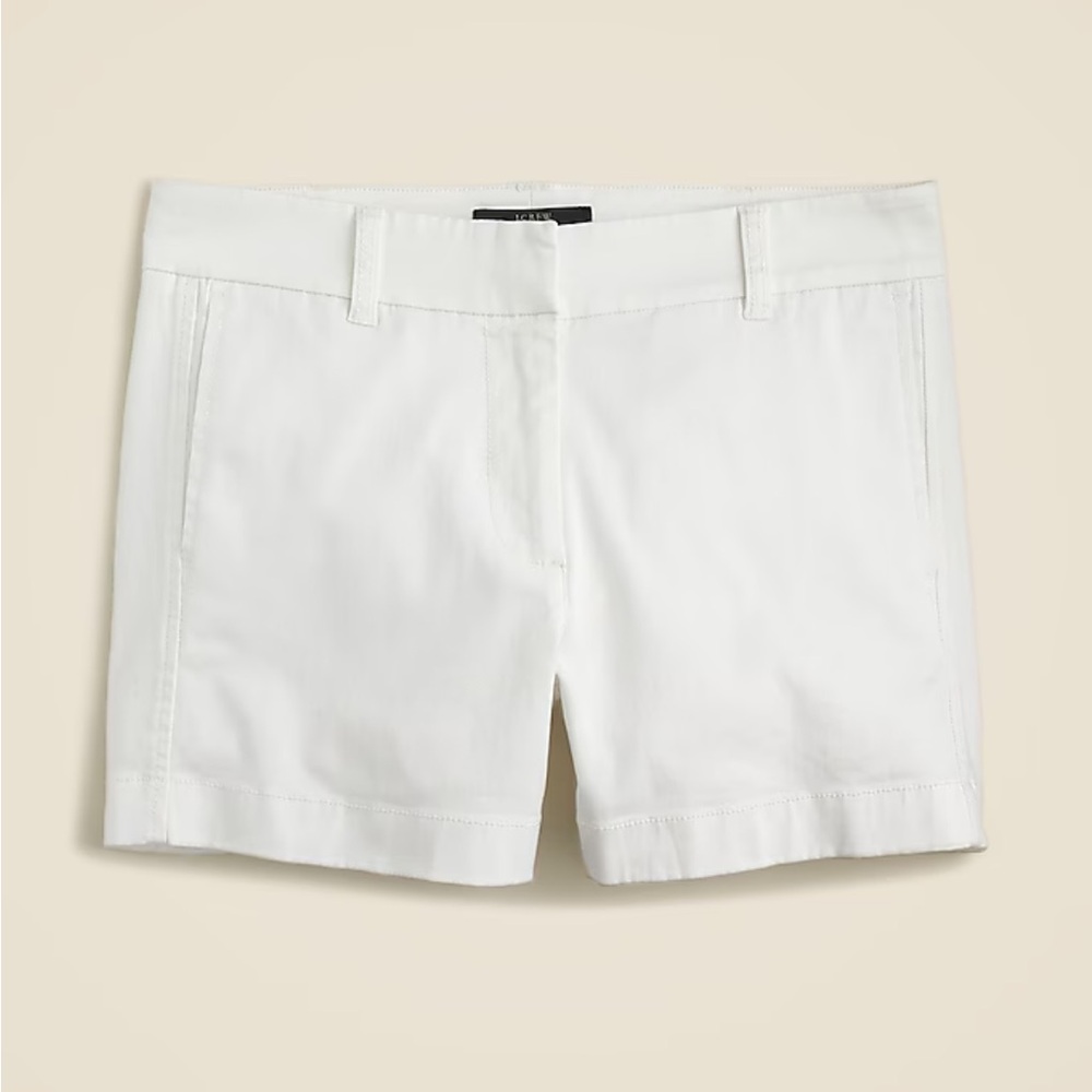 J. Crew High-Rise Stretch Chino Shorts NWT